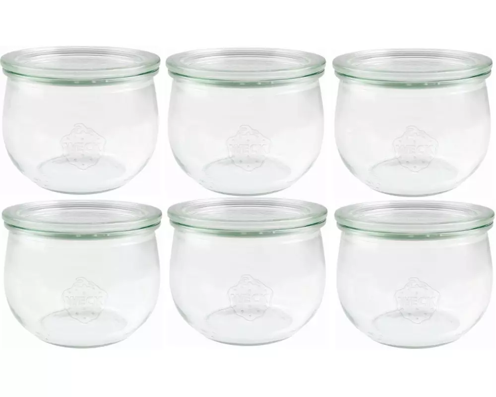 Weck Einmachglas 500 ml, 6 Stück