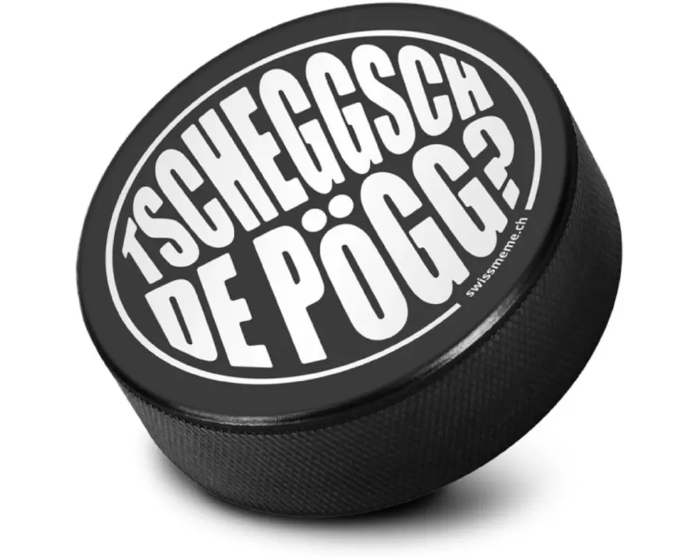Swissmeme Puck «Tscheggsch de Pögg» 2.5 x 7.5 cm