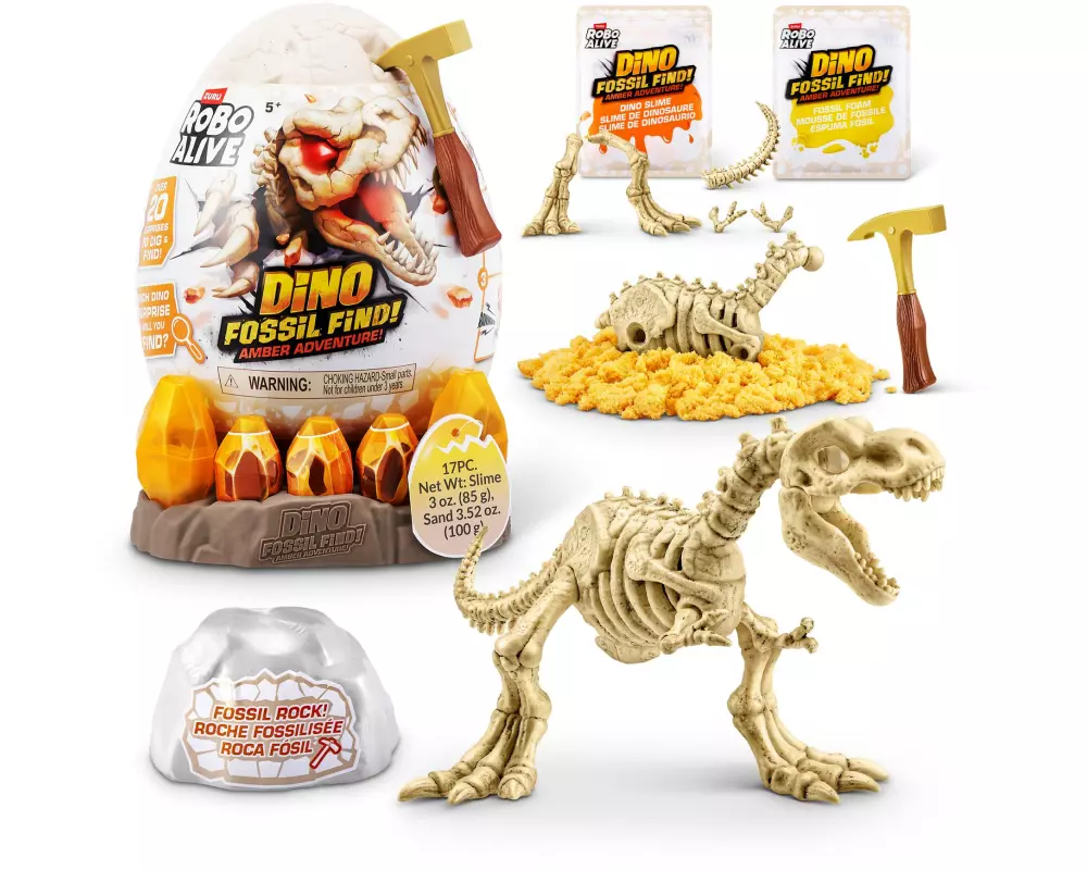 Zuru Robo Alive – Fossil Find Amber Adventure assortiert