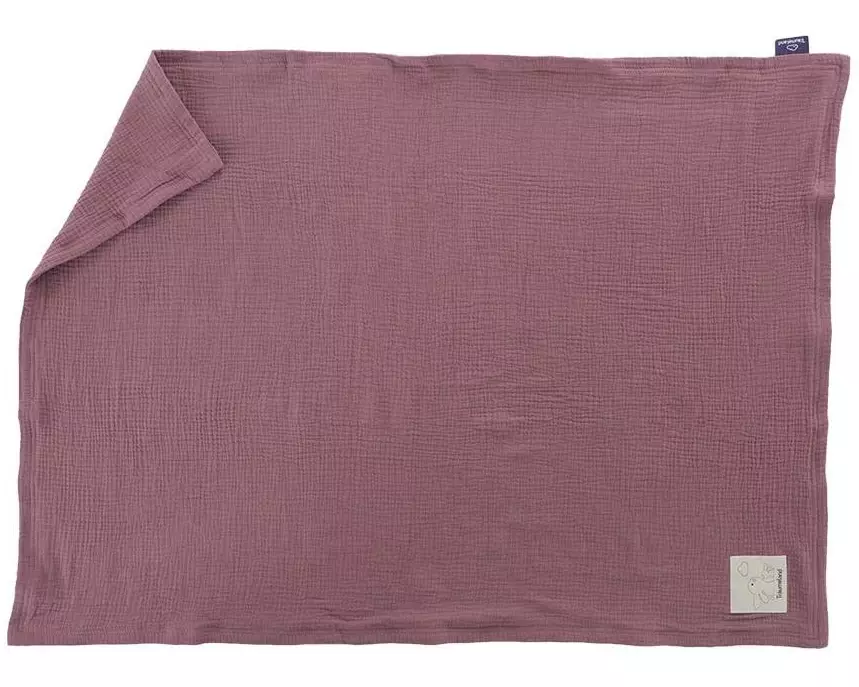 Träumeland Kuscheldecke pflaume 75 x 100 cm