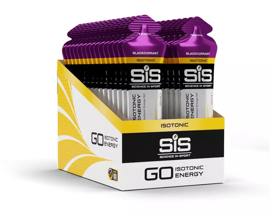 SIS - ScienceinSport Gel Isotonic Energy Johannisbeere 30 Stück x 60 ml