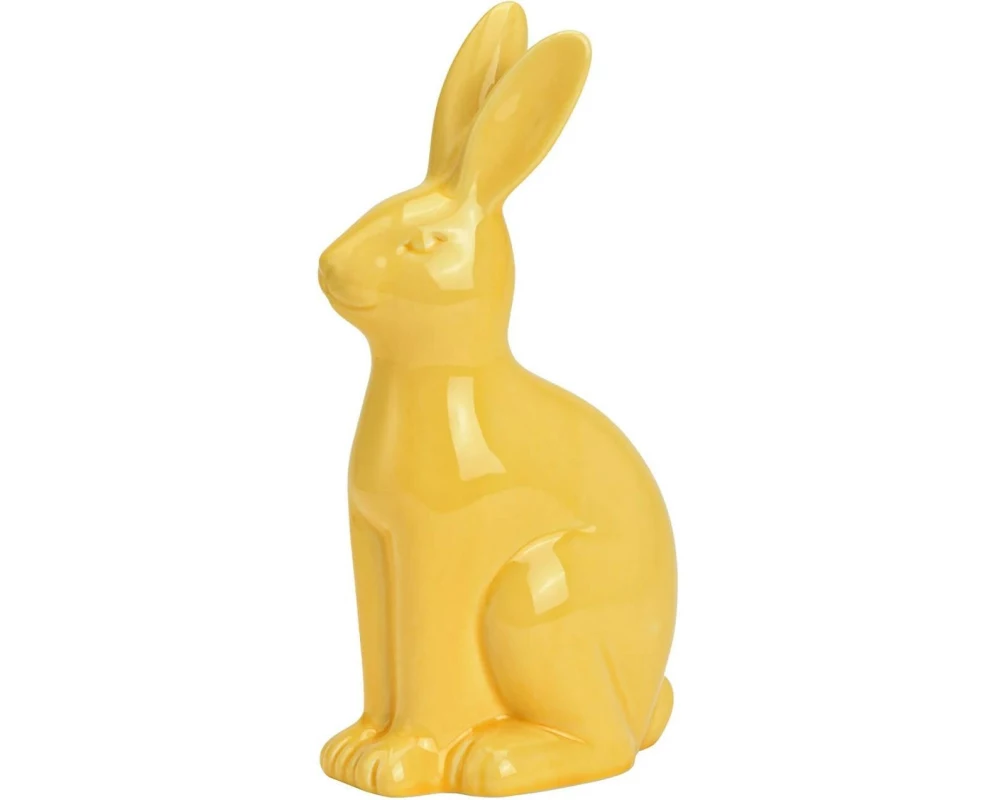 G. Wurm Aufsteller Hase 25 cm, Gelb