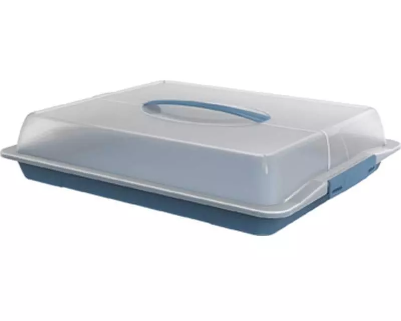 Rotho Tortenbutler John Large Blau/Transparent