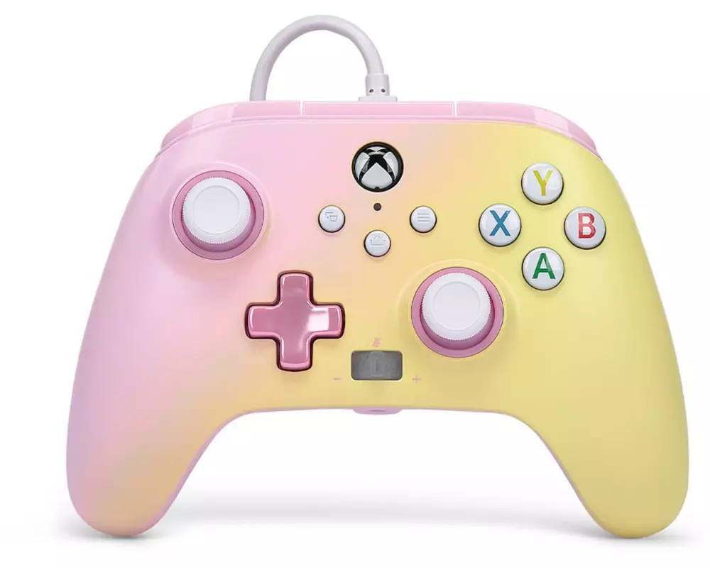Power A Enhanced Wired Controller Pink Lemonade