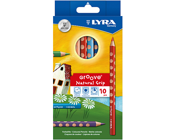 LYRA Farbstifte Groove 3811100 10 Farben