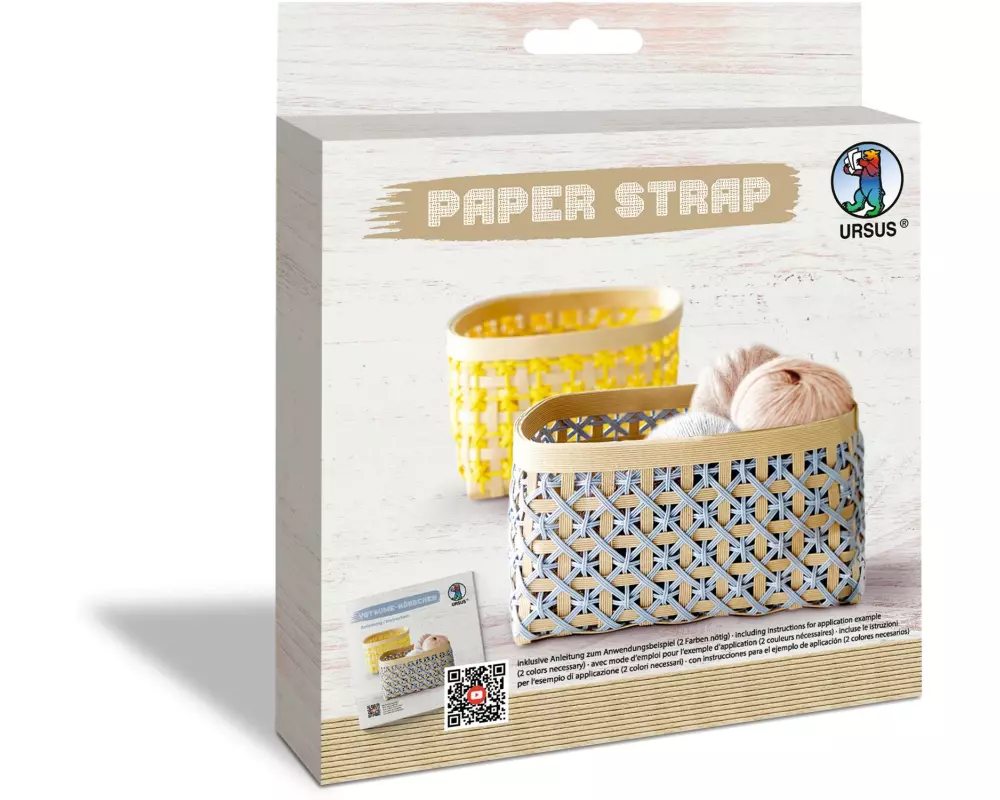 URSUS Bastelpapier Kamihimo 15 mm x 15 m, Beige
