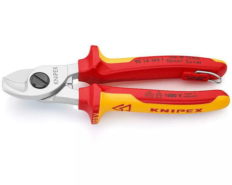 Knipex Kabelschere 165 mm 1000 V, mit Öse