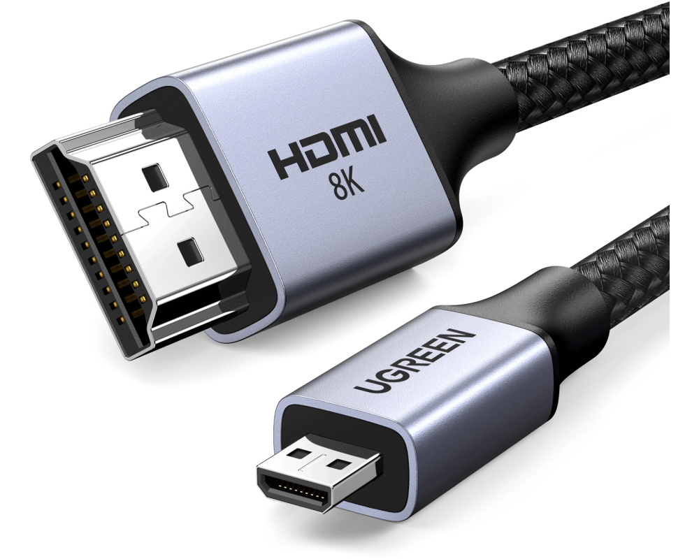 UGREEN Cable Micro HDMI to HDMI 8K 15516 1m,BB