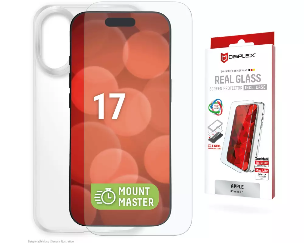 Displex 02268 Display-/Rückseitenschutz für Smartphones Klare Bildschirmschutzfolie Apple 1 Stück(e)