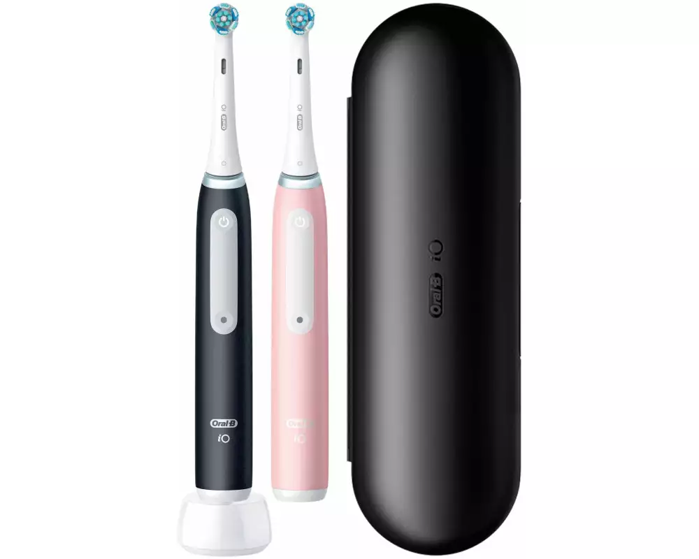 Oral-B Rotationszahnbürste iO Series 3n Duo Matt Black/Blush Pink