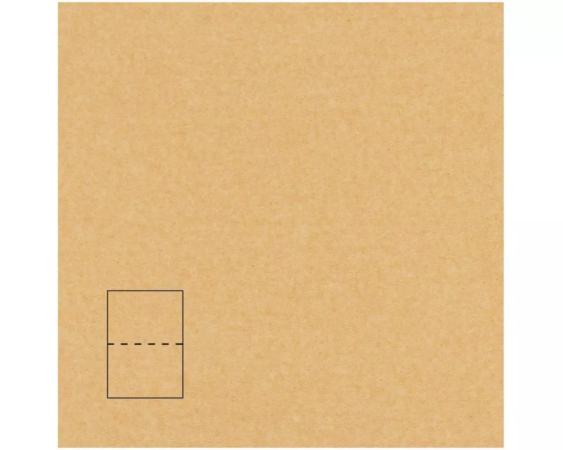 Rico Design Paper Poetry Essentials B6 Klappkarte Gold, 50 Stück