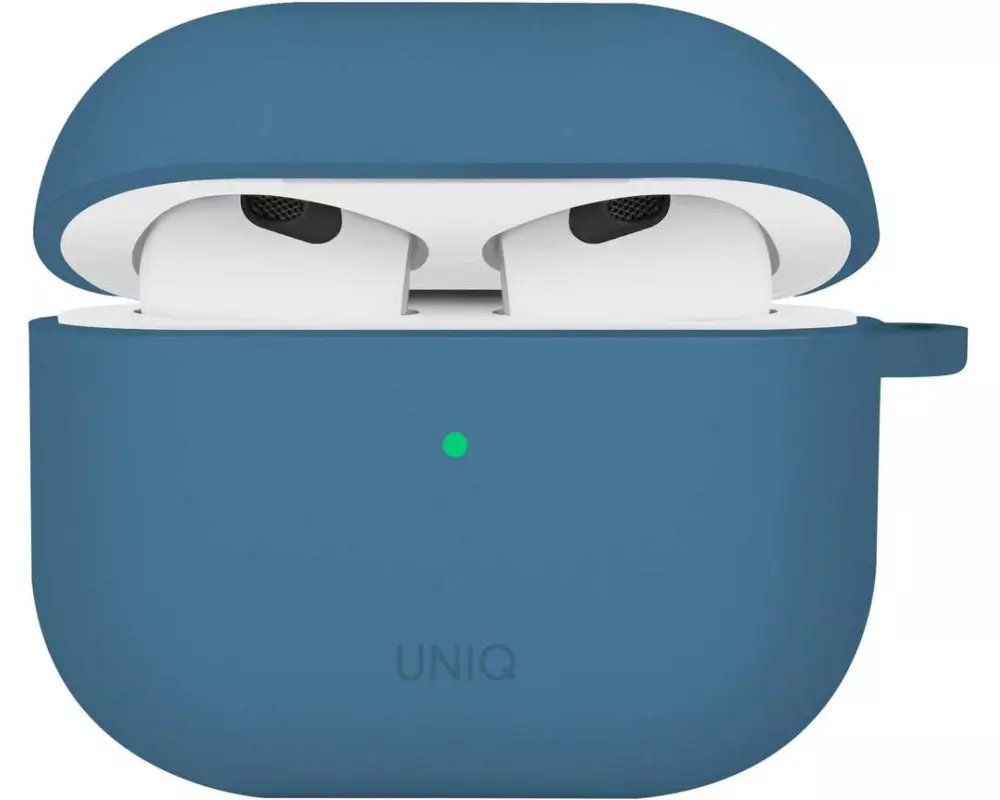 Uniq Transportcase Nexo Silikon AirPod 4th Generation Blau