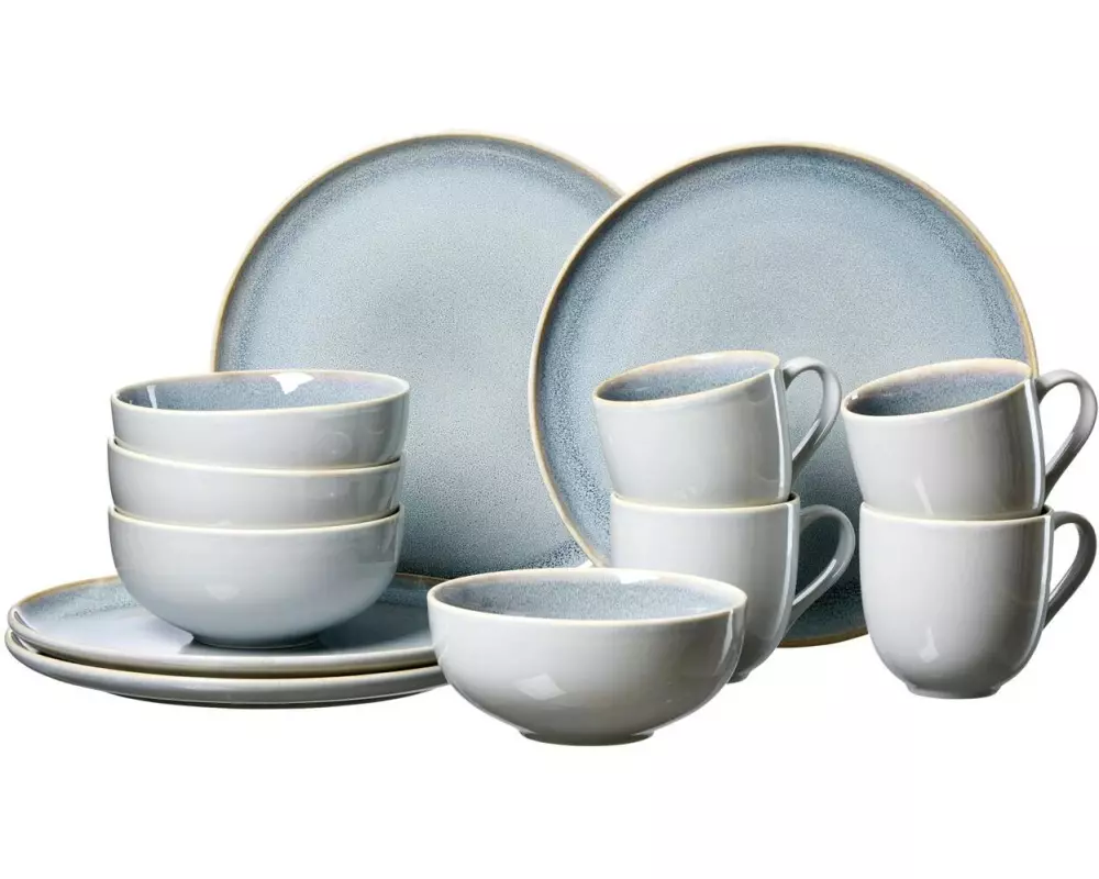 Ritzenhoff & Breker Speise-Service Skagen 12-teilig, Graublau