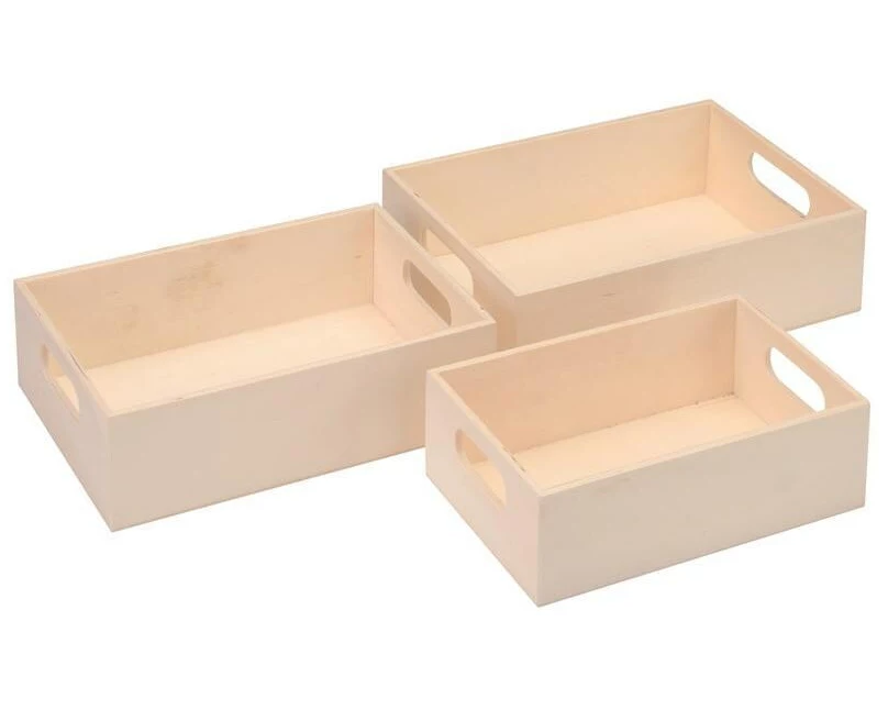 Glorex Holzartikel Mini-Tablett-Set Mini-Tablett