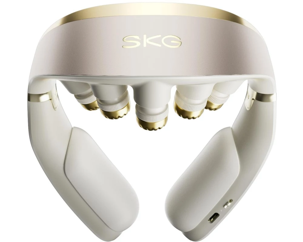 SKG Massagegerät G7 Pro-Fold Gold/Weiss