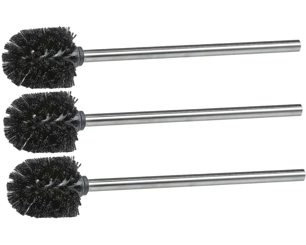 Zeller Present Ersatzbürste 3er Set Schwarz