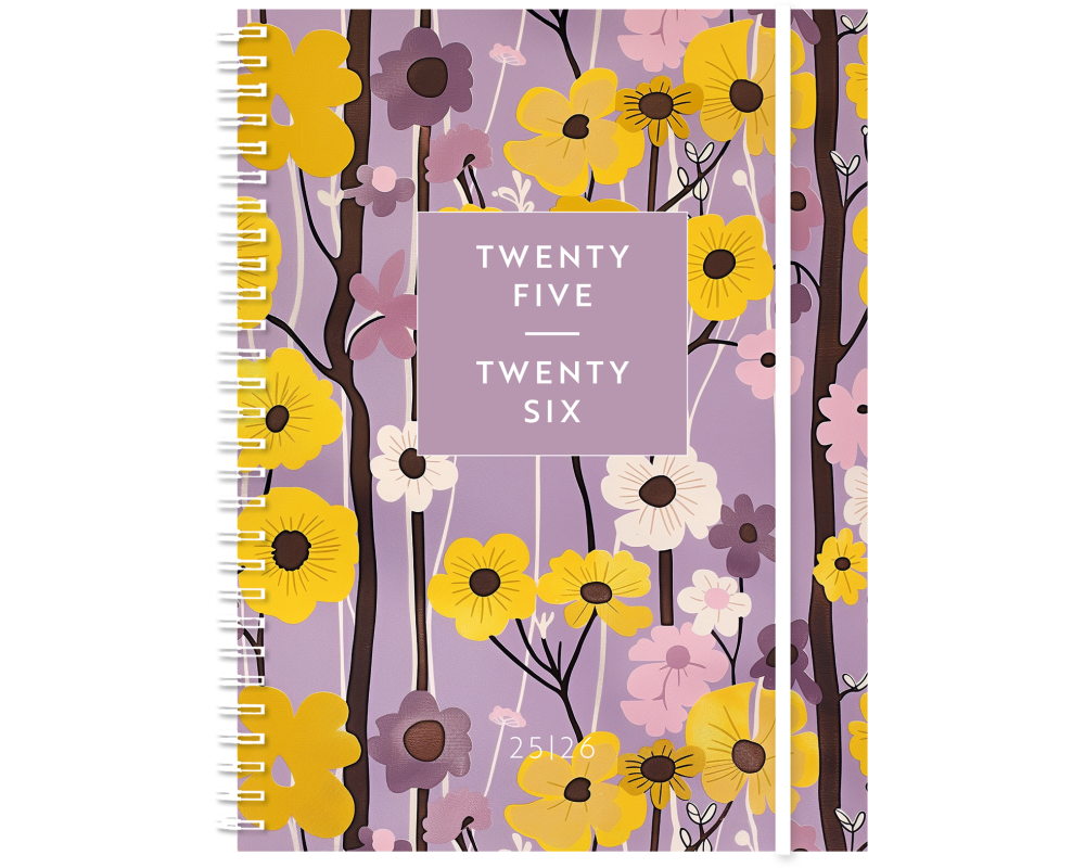 SIMPLEX Schüleragenda Emotions 25/26 500218.26 1W/2S 17M Lovely ML 12x16.5cm