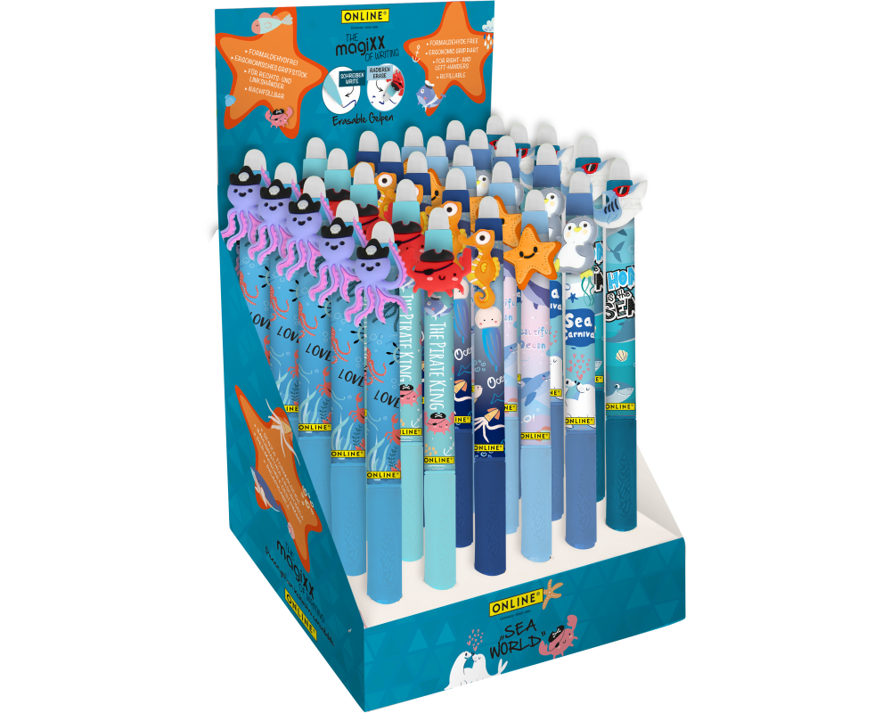 ONLINE Gelschreiber magiXX Sea World 35483/30 Display, assortiert 30 Stück