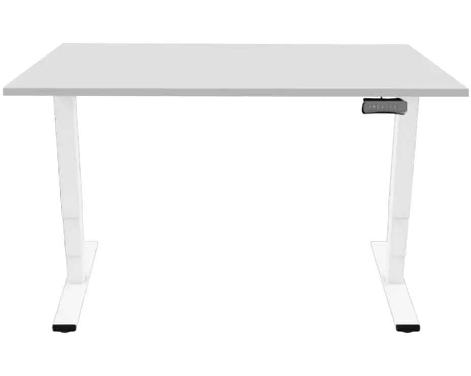 Contini RAL 9016 1.6 x 0.8 m Weiss mit Grauer Tischplatte