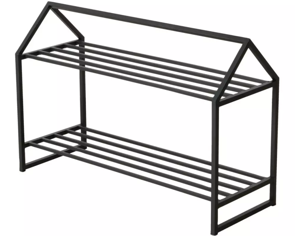 Boltze Regal Plock 75 cm x 50.5 cm, Schwarz