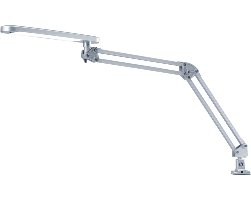 HANSA Tischleuchte LED 240V/6W 415010643 silber mit Klemme 4 Stars