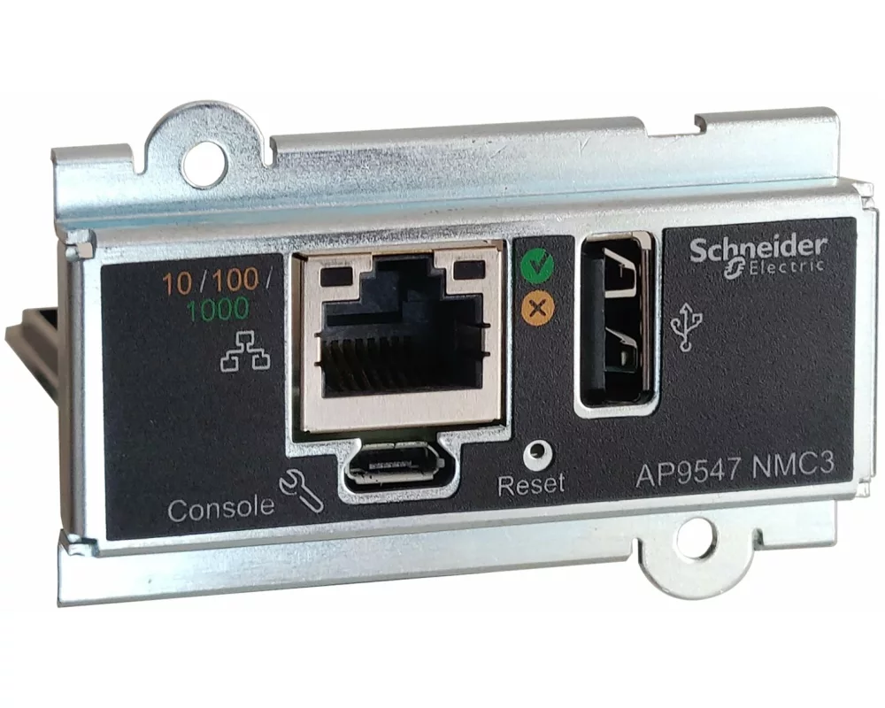 APC Network Management Card 3, UPS Network Management Cards, for Easy UPS 3, Series 3-Phase remotely monitor, and manage the UPS