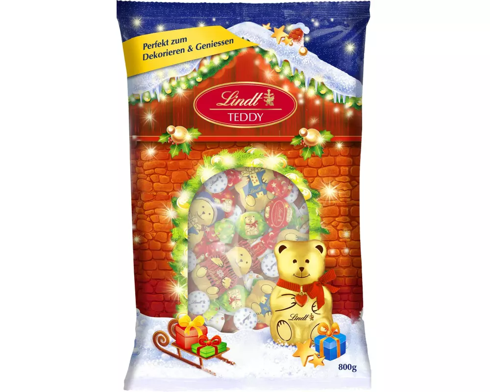 Lindt Schokolade Teddy-Mischung Weihnachten 800 g
