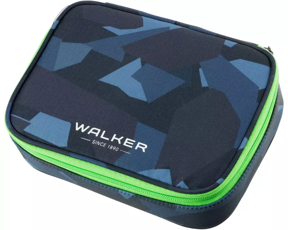 Walker Etui Pencil Box 22.5 x 16 x 6 cm, Camo Anthrazit
