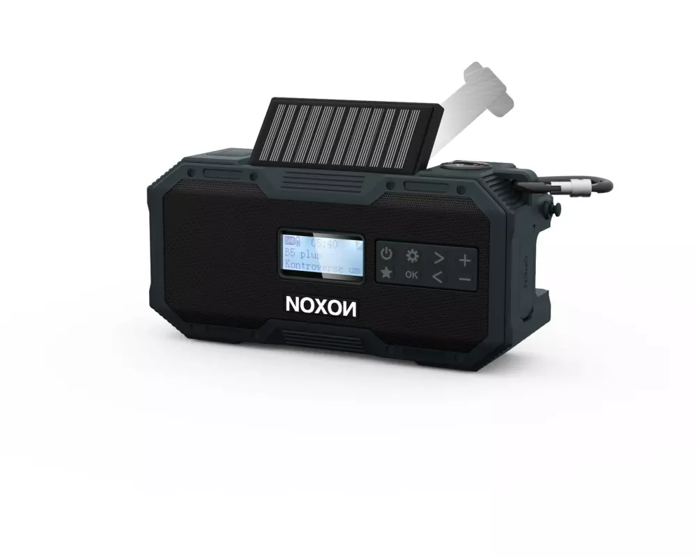 Noxon DAB+ Radio Dynamo Solar 411 Anthrazit