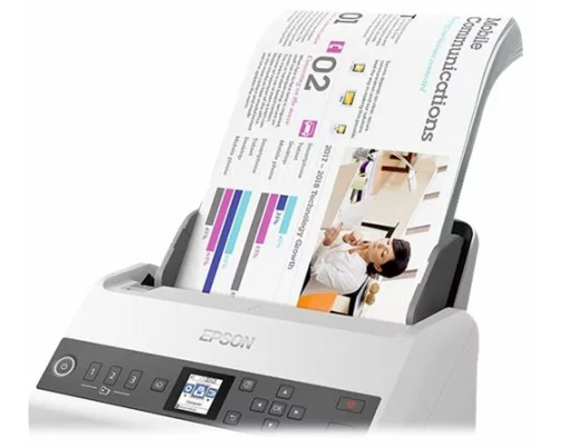 Epson WorkForce DS-730N business scanner, 600dpi