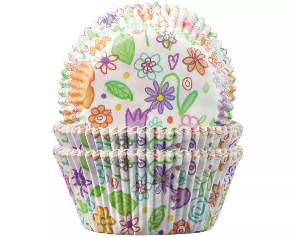 Demmler Muffin Backform Blumenwiese 60 Stück