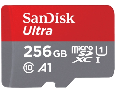 SanDisk Ultra 256 GB Class 10/UHS-I (U1) microSDXC