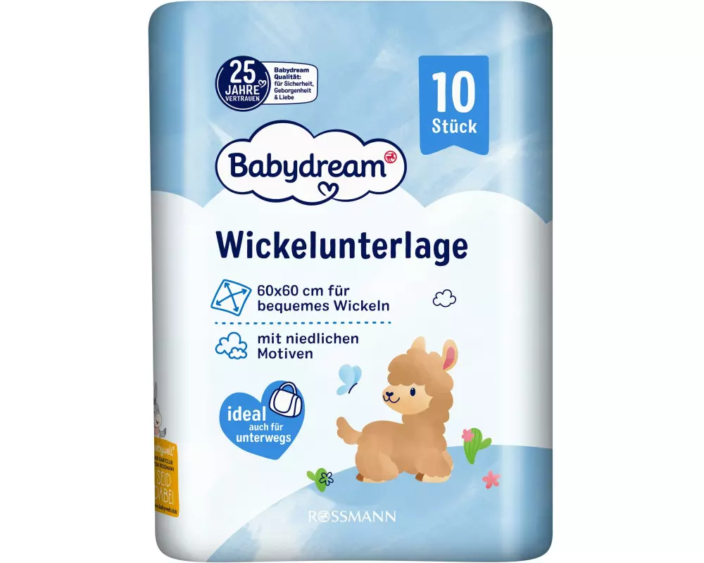 Babydream Einweg-Wickelunterlage 10 Stück