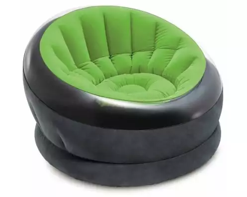 Intex Aufblasbarer Sessel Empire 112 x 109 cm, Grün, Schwarz