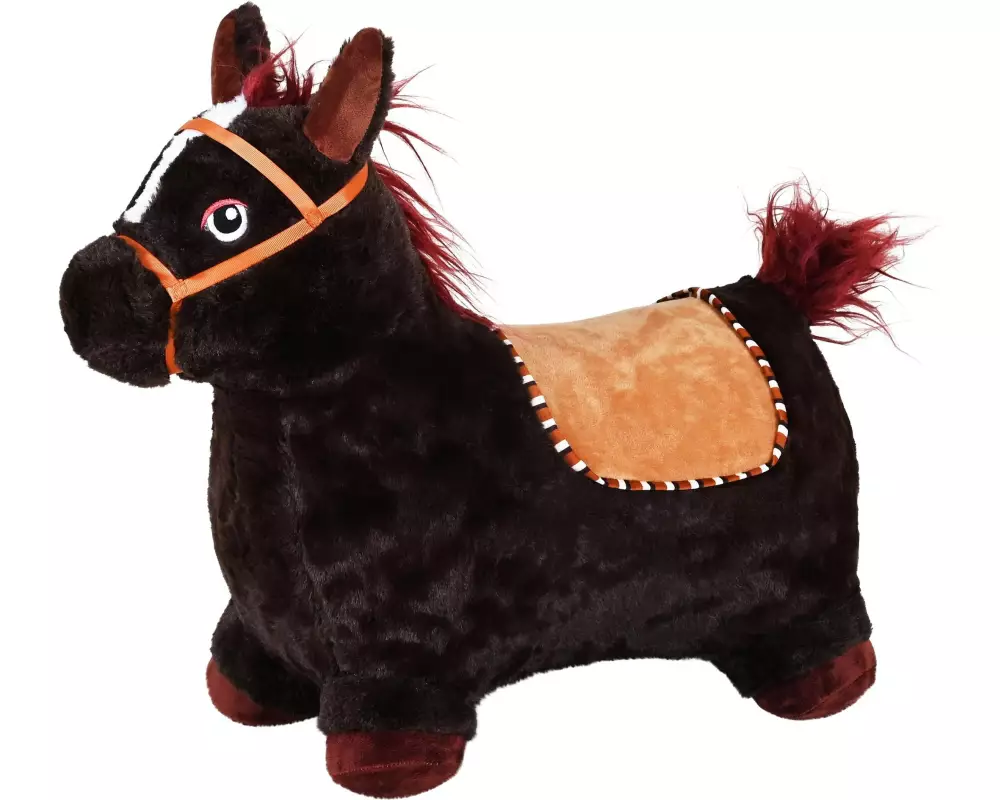 Knorrtoys Hüpftier Pferd braun inklusive Luftpumpe