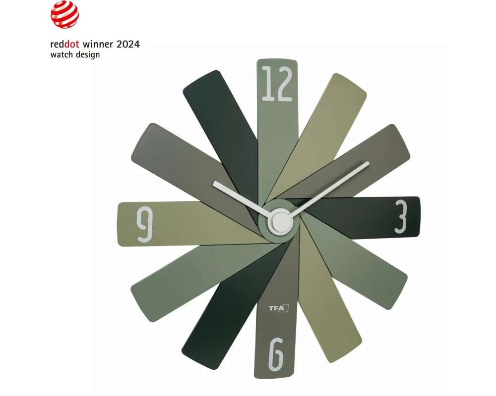TFA Dostmann CLOCK IN THE BOX 60.3020.30 Mehrfarbig/Grau/Hellgrau