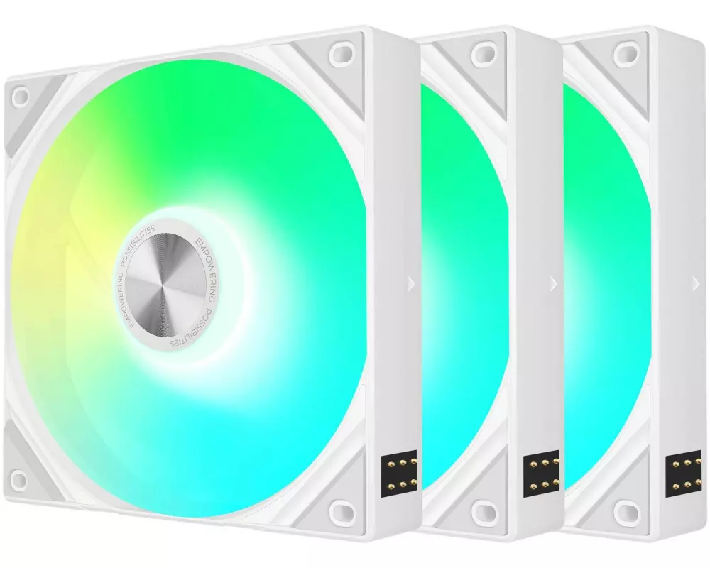 Tryx PC-Lüfter ROTA SL ARGB - 3er-Pack 120 mm, weiss