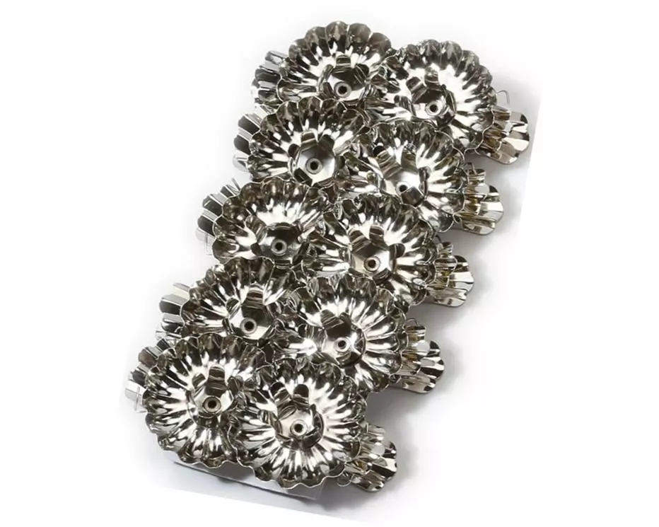 INGES CHRISTMAS DECOR Kerzenhalter Clip Ø 4 cm, 10 Stück, Silber