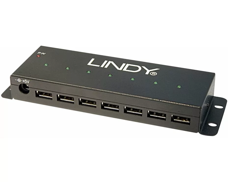 LINDY USB 2.0 Metall Hub 7 Port