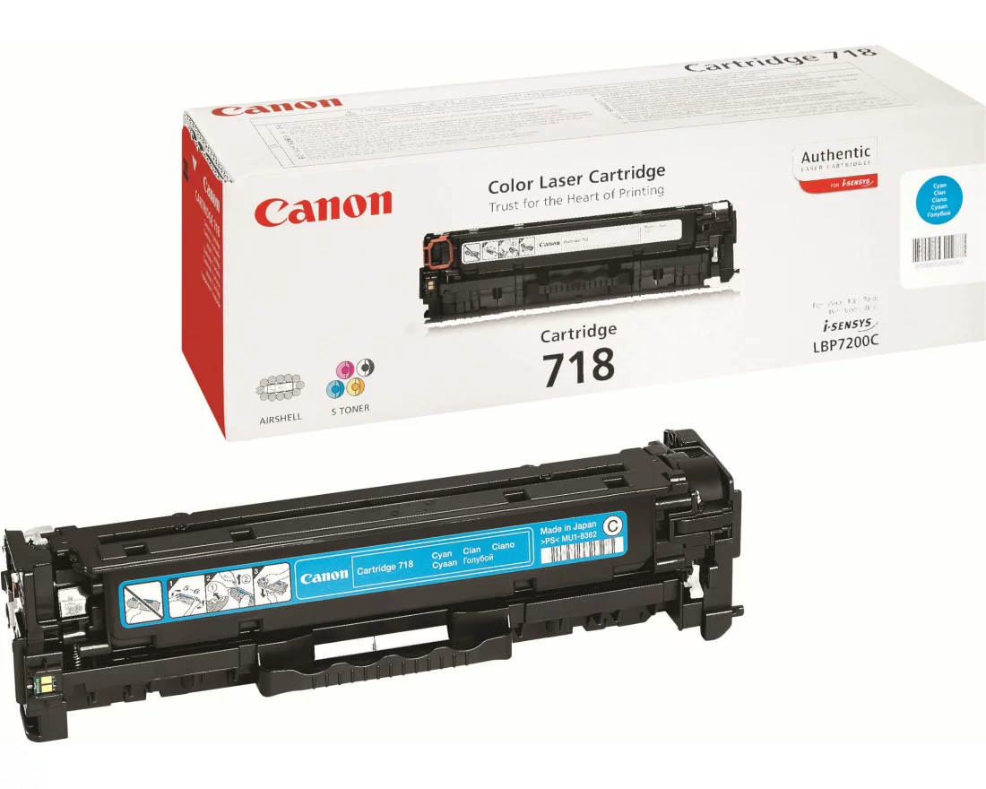 Canon 718 Toner cyan Std Capacity 2.900 pages