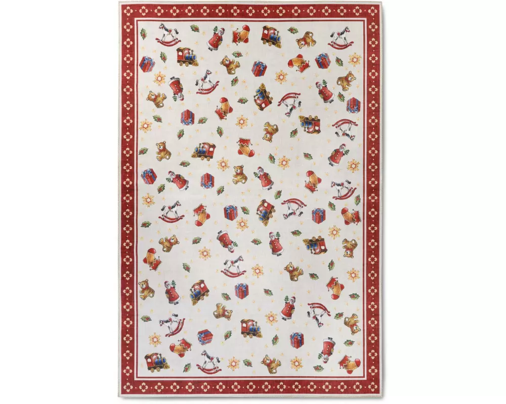 Villeroy & Boch Weihnachtsteppich Nostalgic 160 x 230 cm, Rot