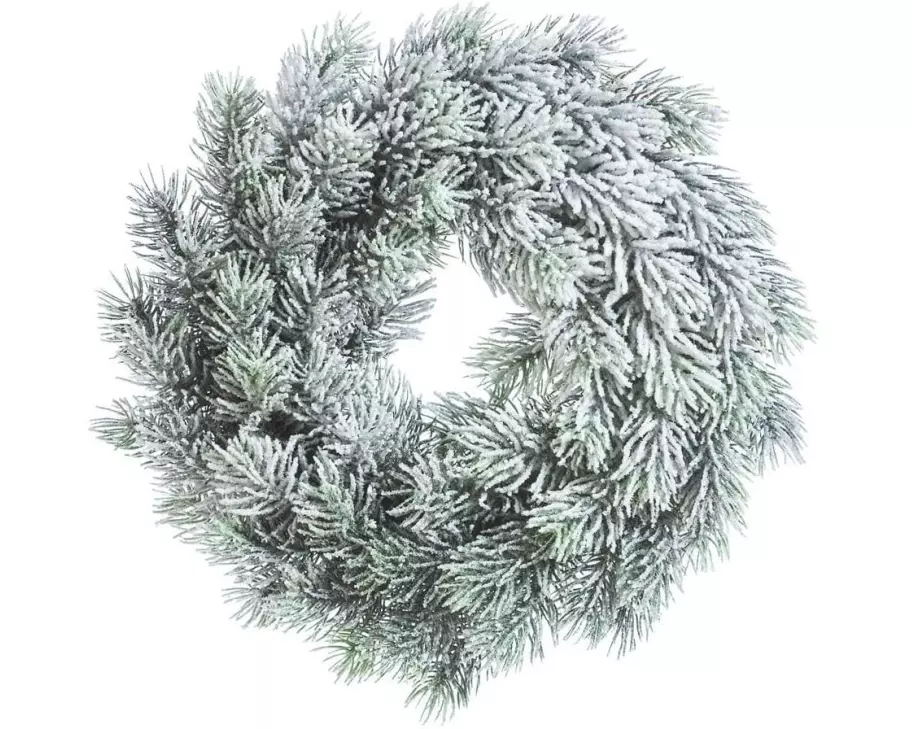 CHALET Adventskranz 30 cm, beschneit