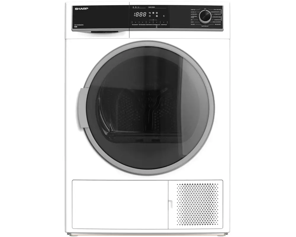 Sharp Wäschetrockner KD-HHH8S8GW3-DE Rechts