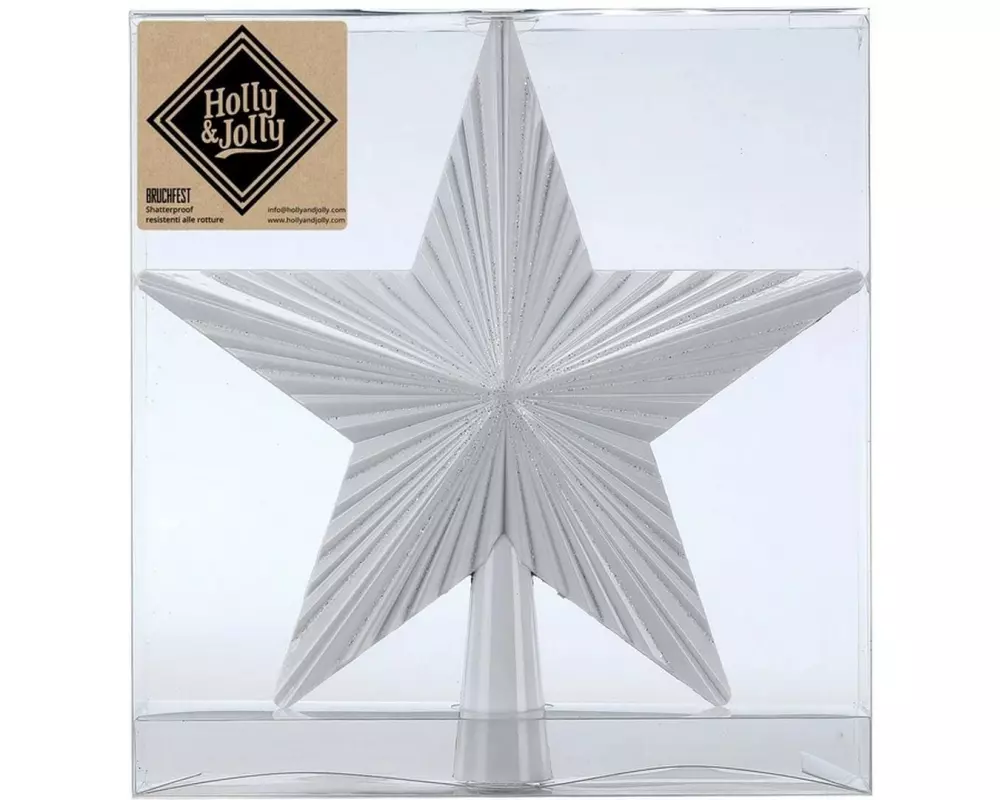 Holly & Jolly Baumspitze Fine Albaster 20 cm