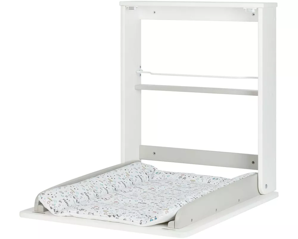 Badabulle Wandwickeltisch Splash Weiss