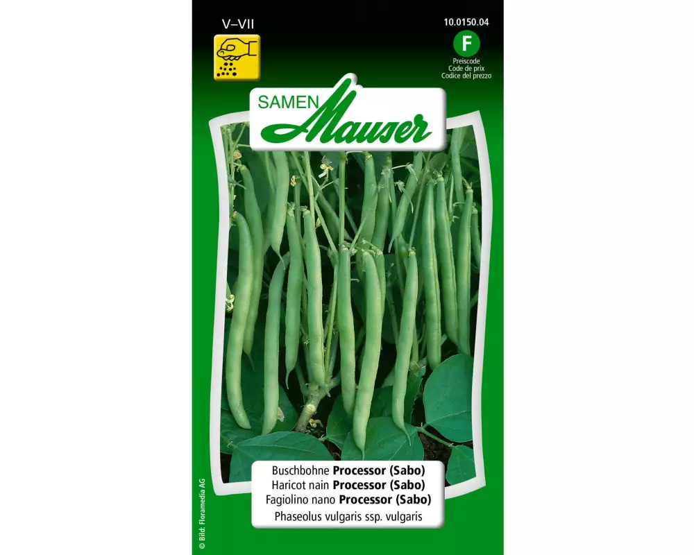Samen Mauser Samen Alte Sorte Buschbohne Processor (Sabo)