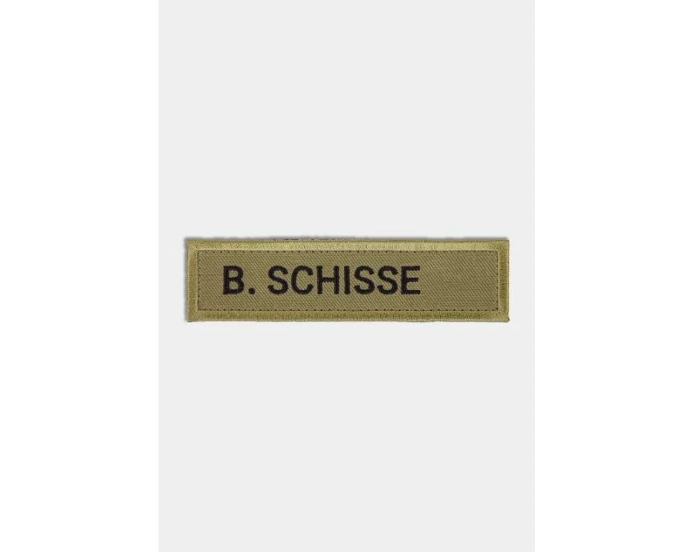 Swissmeme Namensschild-Patch Militär, Polyester, 10.0 x 2.5 cm