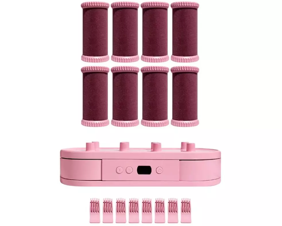 Mermade Hot Rollers Pink