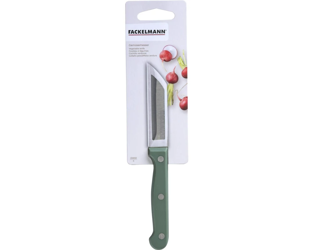 Fackelmann Gemüsemesser 18 cm, Grün