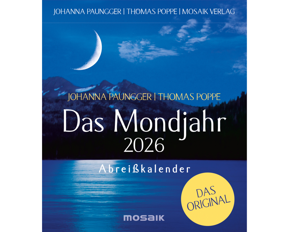GOLDMANN Abreisskalender Mondjahr 2026 9783442319978 1T/1S DE 11.5x13cm